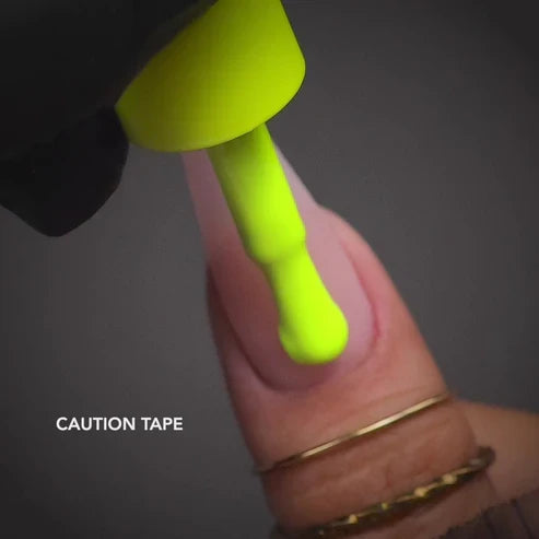 057 - Caution Tape Gel Polish