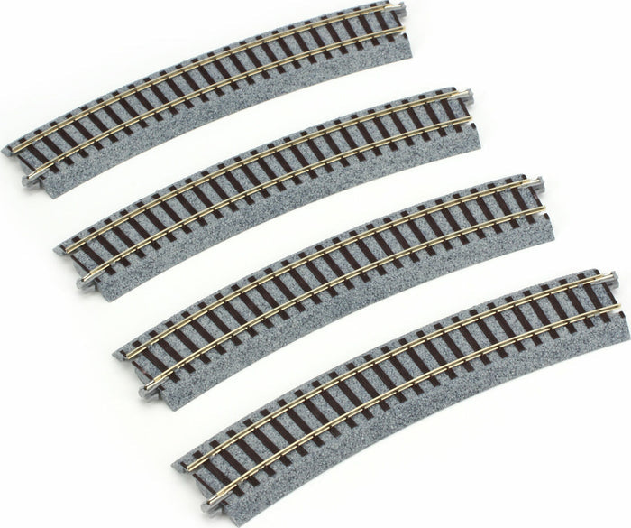 HO 490mm 19-1/4" Radius Curve 22.5-Degree (4)