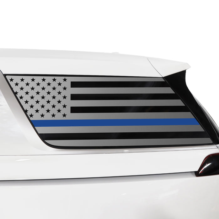 Quarter Window American Flag Vinyl Decal Stickers Fits Kia Carnival 2022 - 2025 - Bogar Tech Designs