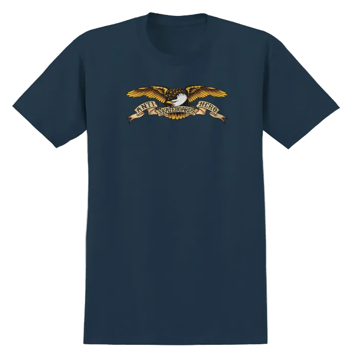 Anti Hero Skateboards Tee Eagle Midnight