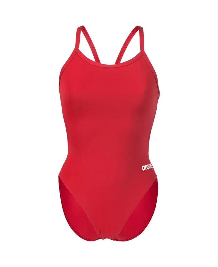 Arena Women's Team Challenge solid swimsuit, sleek and supportive one-piece swimwear designed for competitive swimming.