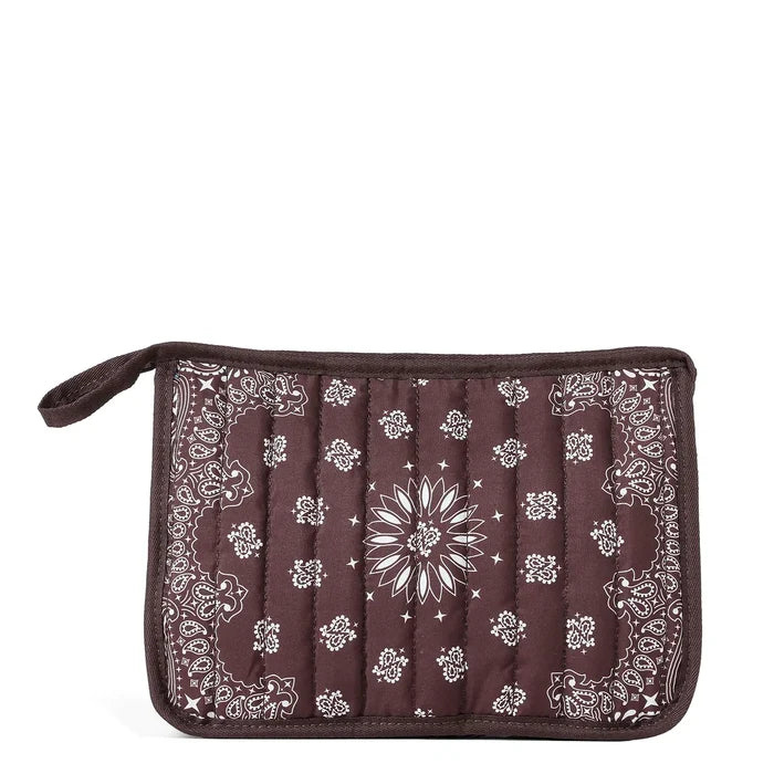 Bandana Print Pouch - Beau Brown