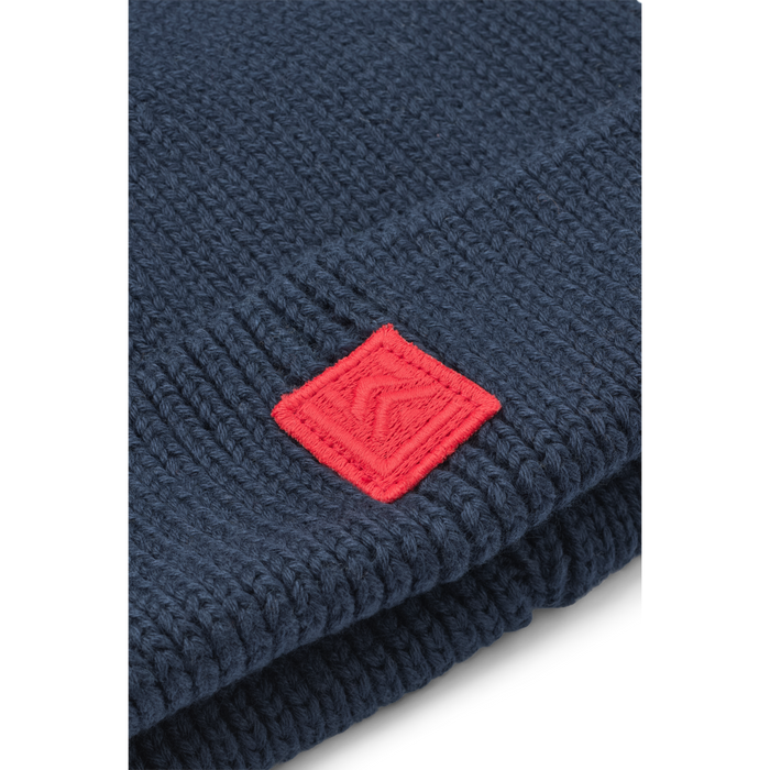 Beanie Hat - Ezra - Organic Cotton - Classic Navy - Close Look