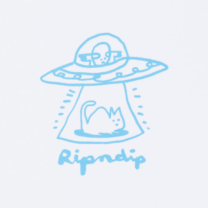 RIPNDIP Blonded Cropped Ringer Tee (White)