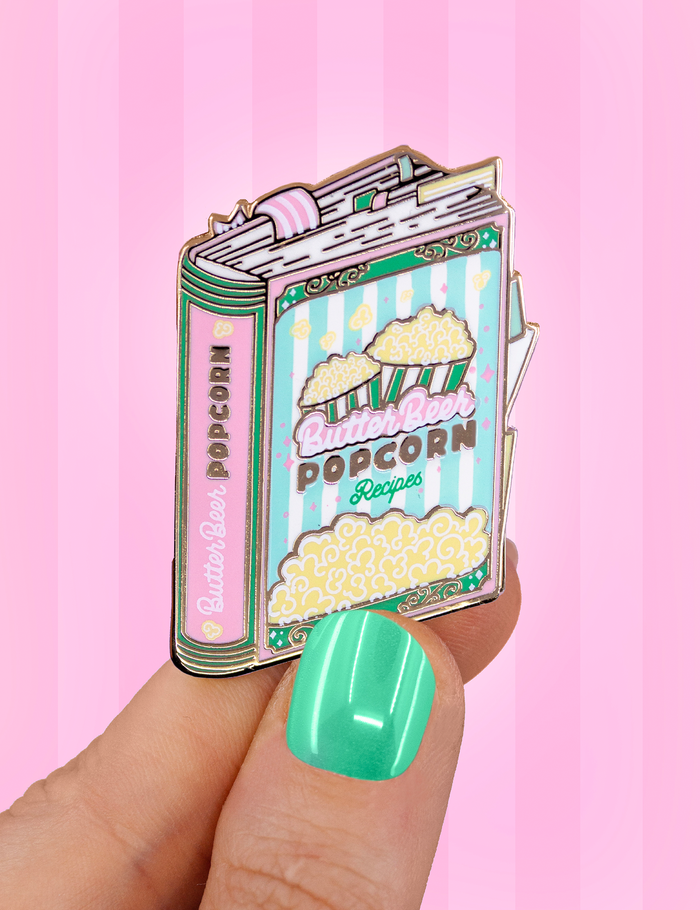 Butterbeer popcorn recipes Limited edition pin LE 85