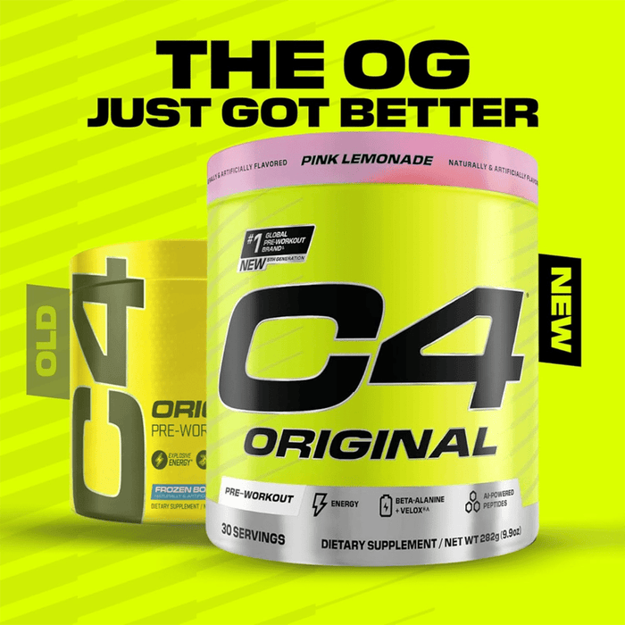 C4 Original Pre Workout Powder Pink Lemonade Flavor – 30 Servings - Beauty Tribe