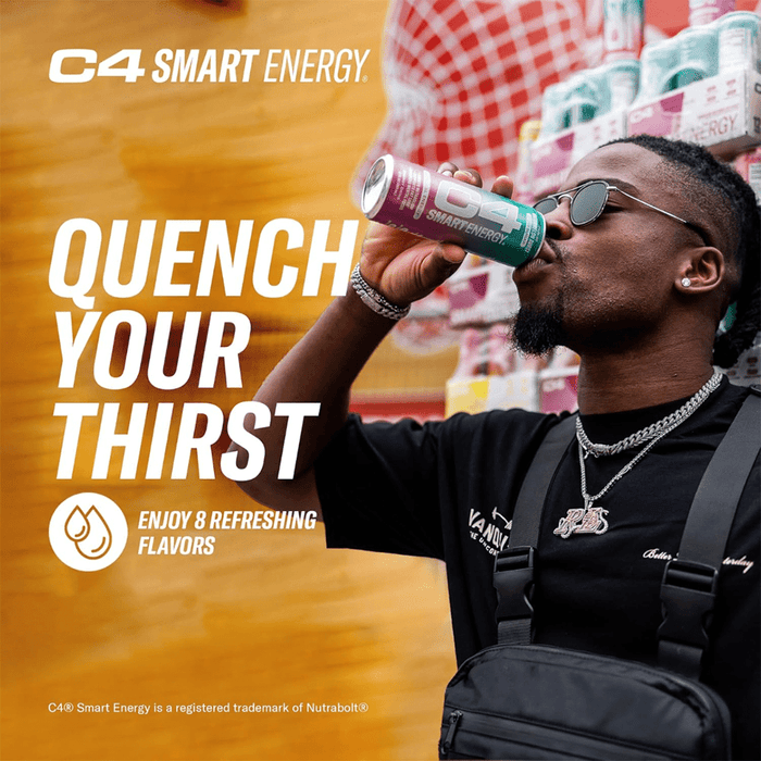 C4 Pre Workout Energy Drink Black Cherry Flavor - Beauty Tribe