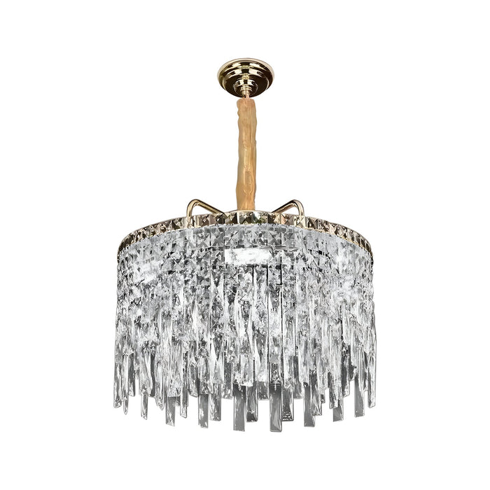 Ceiling Mounted Modern Gold Crystal Chandelier~4804