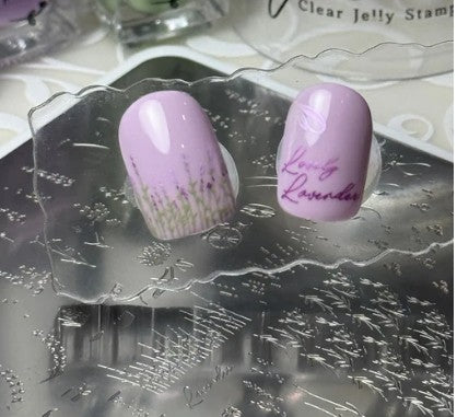 CJS-397 - Lavender Grove | Clear Jelly Stamping
