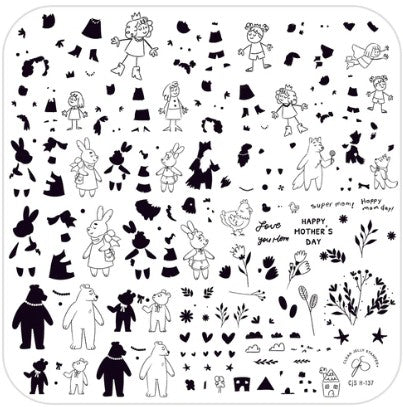 CjSH-137 Made for Mom | Clear Jelly Stamping Plate