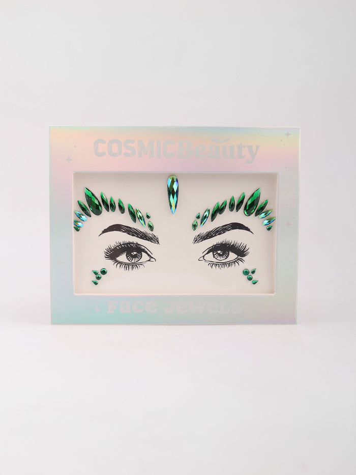 Cosmic Face Jewels | Green-Image 2