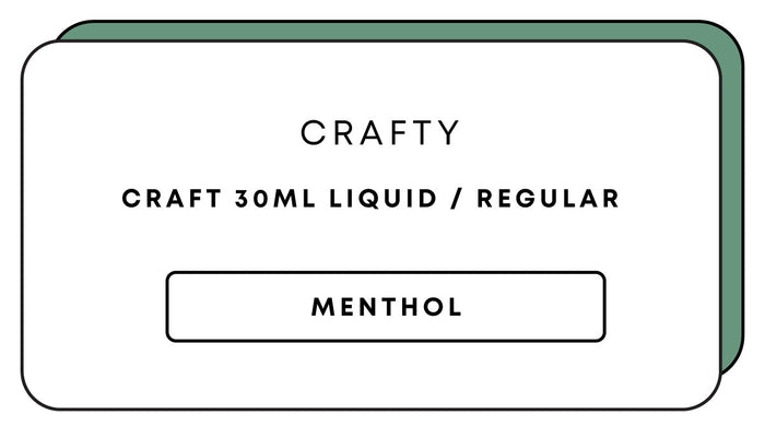 Crafty Menthol 30ml Regular/Freebase | 30mL-Image 1