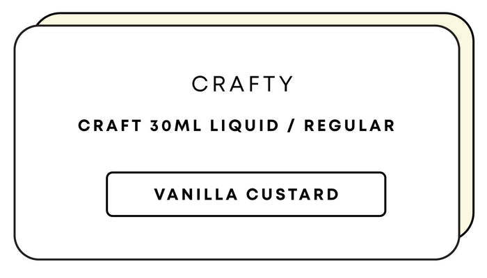 Crafty Vanilla Custard 30mL Regular/Freebase | 30mL-Image 1