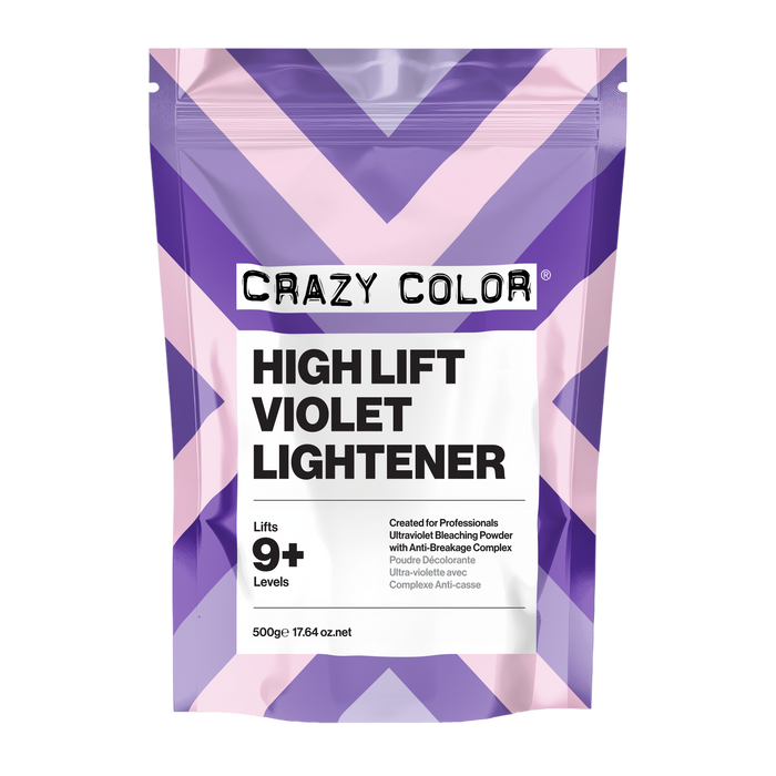 Crazy Color High Lift Violet Lightener 9+ Levels 500g