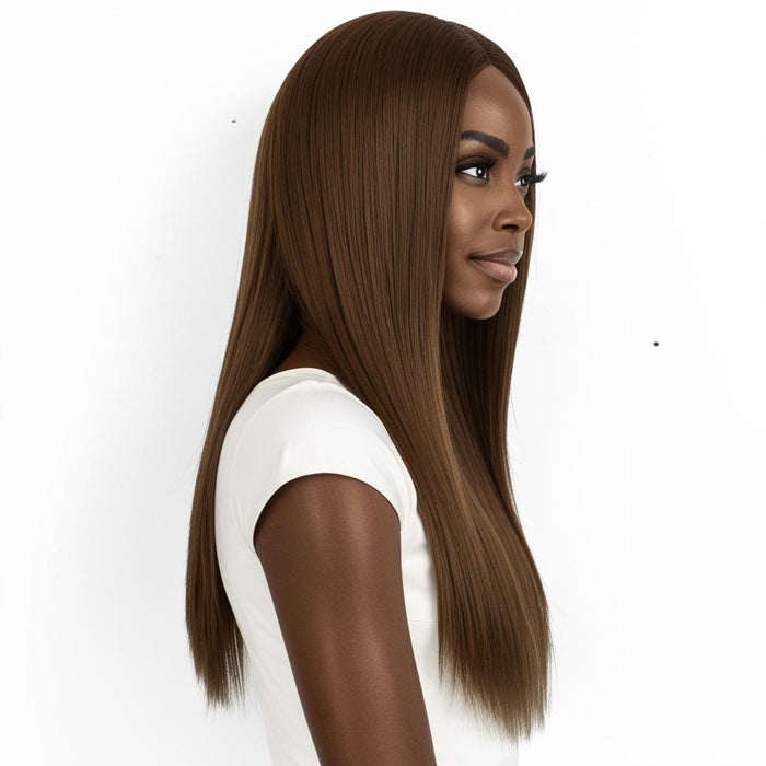 Dark Brown #4 Straight Weft Hair Extensions – 100% Remy Human Hair | 100g Bundle | 10’’–30’’ | Sew-In & DIY | Reusable