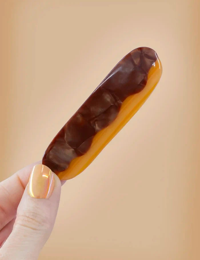 Éclair au chocolat french barrette