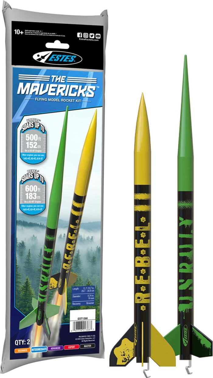 The Mavericks™ Model Rocket Kit