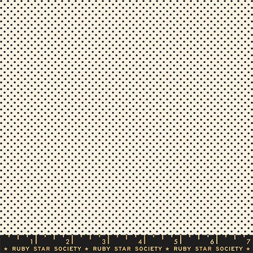 F2805 - Mystic Fable Dots (Black on Natural)