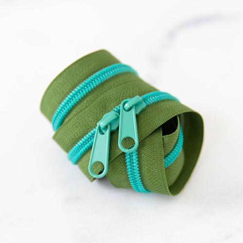 Green Zippers