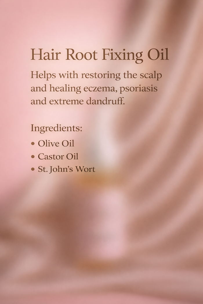 Hair root fixing oil
