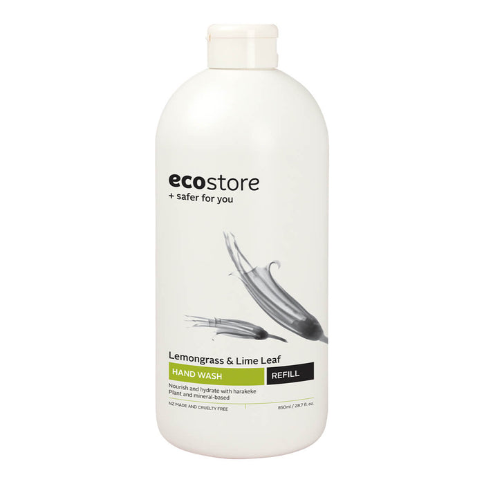 Refill bottle of lemongrass and lime leaf scented hand wash.