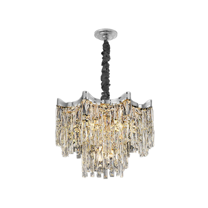 Hanging Crystal Chandeliers for Living Room Lighting Luxury ~5005