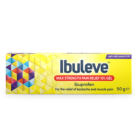 Ibuleve Max Strength Pain Relief 10% Gel 50g