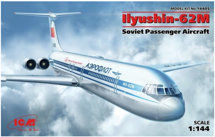 ICM14405 1/144 Ilyushin-62M Soviet