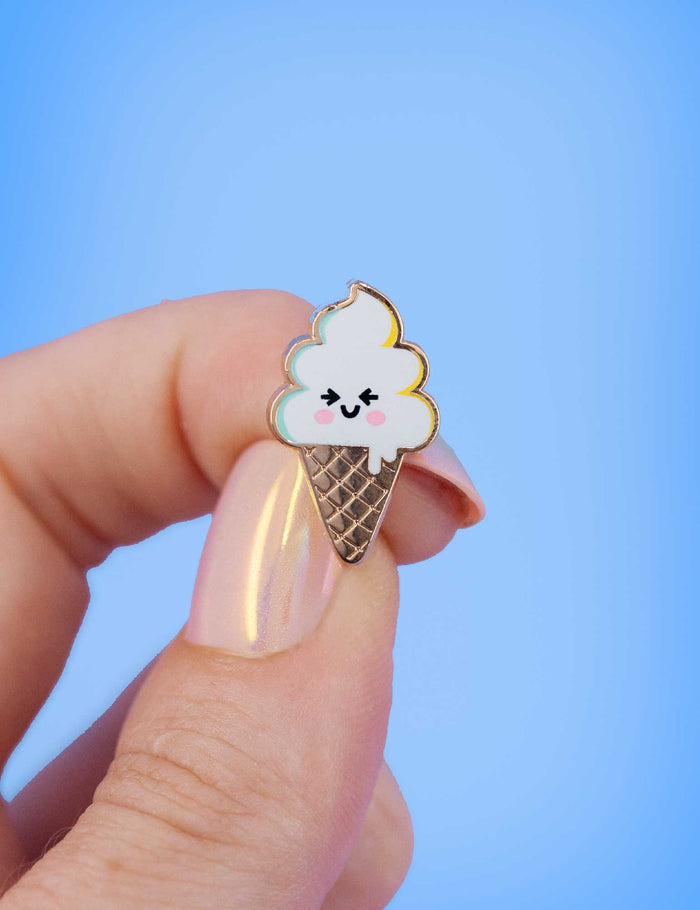 Kawaii baby ice cream Pin
