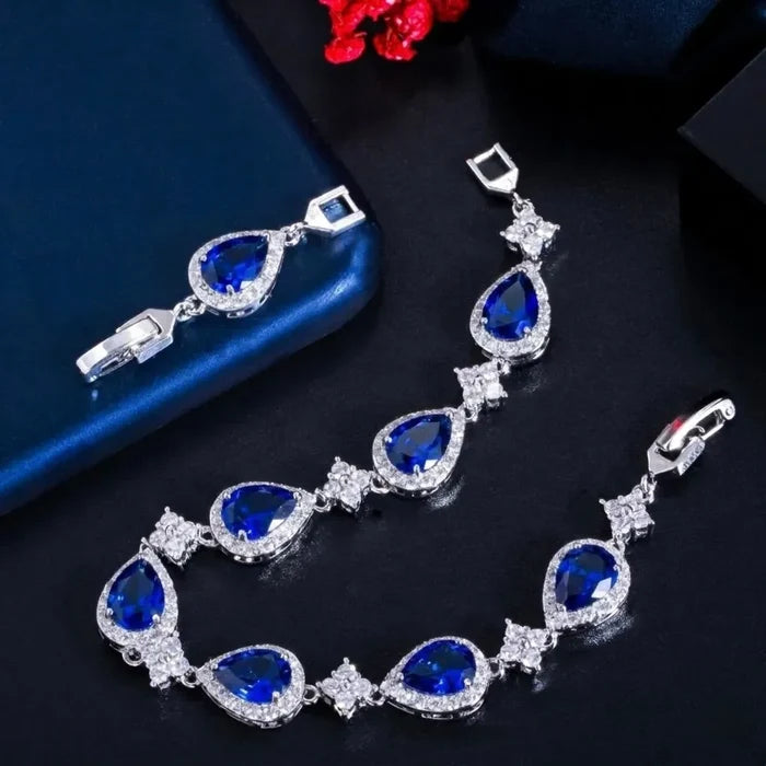 Silver/Blue - 8.5" (21.5cm)