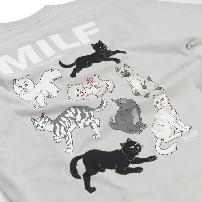 RIPNDIP Man I Love Felines Tee (Grey)