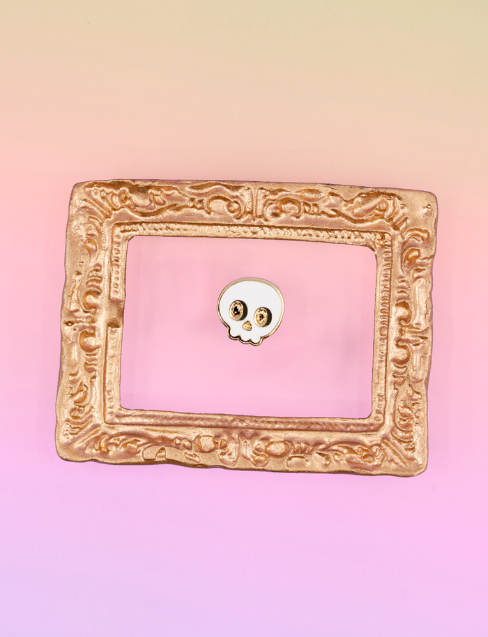 Mini Skull enamel pin