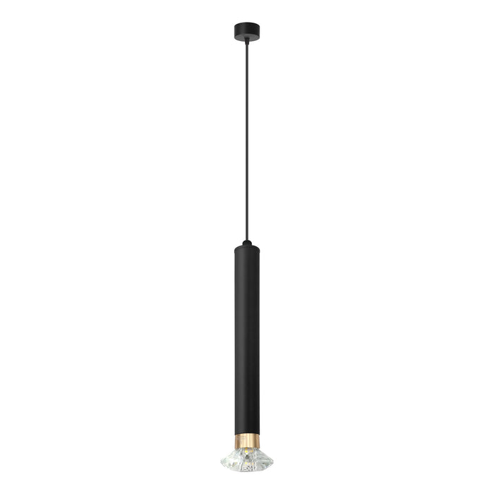 Modern Black LED Pendant Light Geometric Aluminium Tube E14~4602