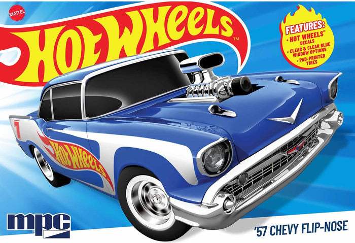 1/25 1957 Chevy Sedan Flip Nose Hotwheels Model Kit