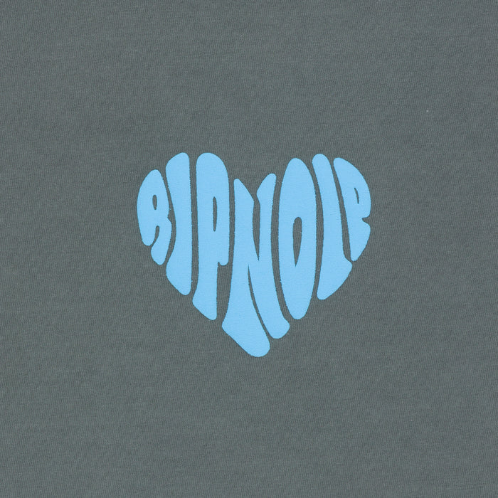 RIPNDIP Ripnlove Cropped Baby Tee (Charcoal)