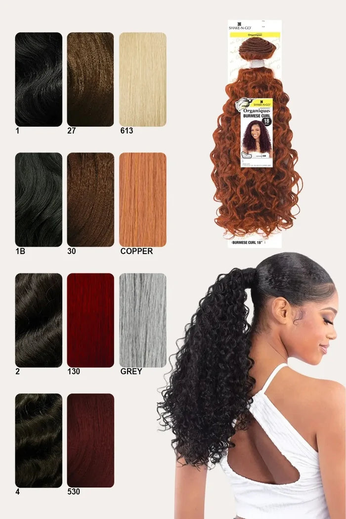 SHAKE N GO ORGANIQUE BURMESE CURL 18" SHAKE N GO