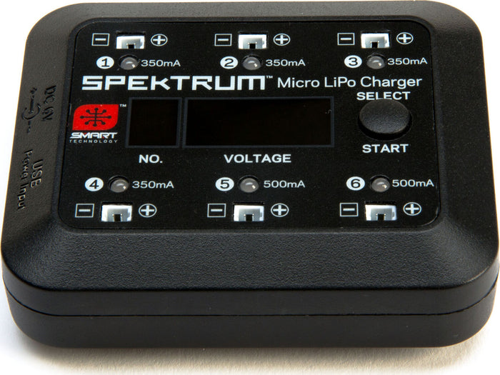S63 Micro 6-port DC/USB 1S LiPo Smart Charger
