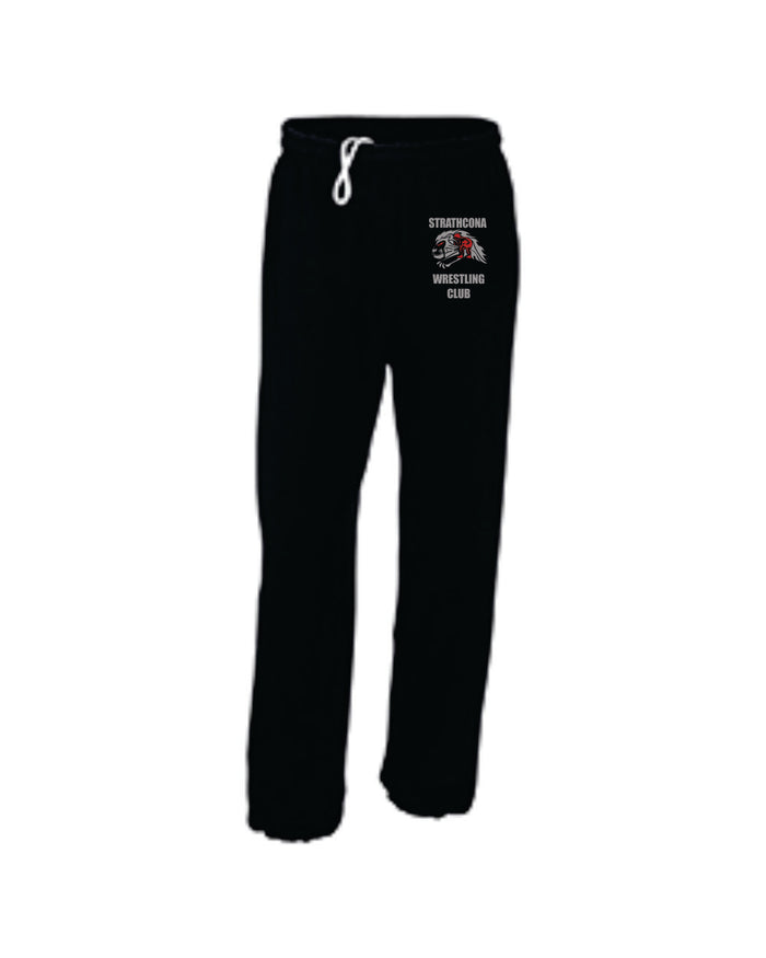 Strathcona Wrestling Pants Elastic Bottom Black