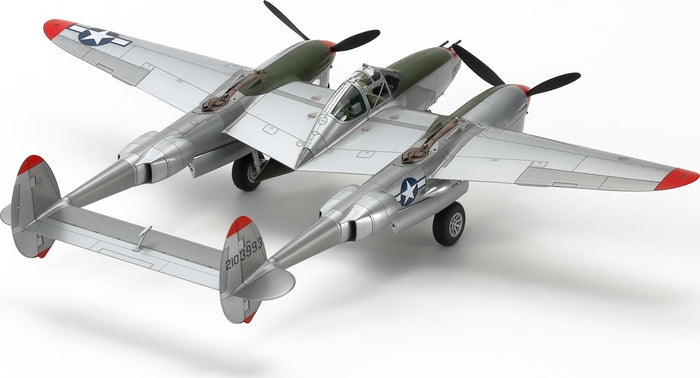 1/48 Aircraft Lockheed P-38 J Lightning Plastic Model Kit