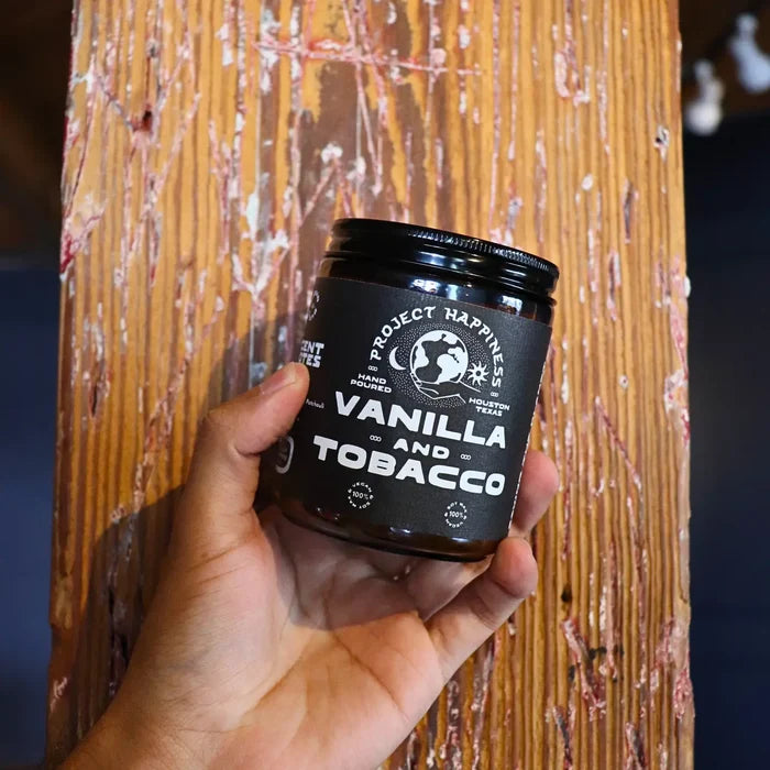 Vanilla and Tobacco Soy Candle - 8oz
