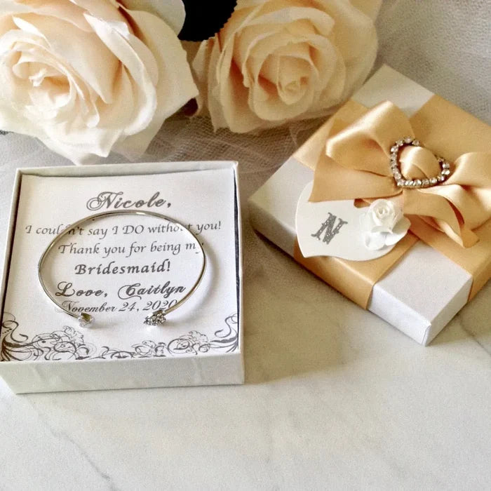 Bracelet with custom gift packaging - Silver