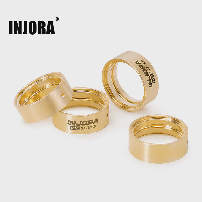 W7003-18 INJORA Brass Inner Clamp Rings for INJORA 0.7" D18 Wheels