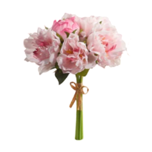 raz imports real touch peony bundles floral faux flowers spring
