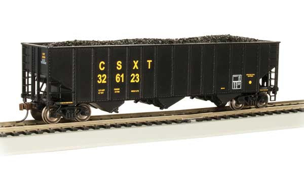 160-18718 Bethlehem Steel 3-Bay 100-Ton Open Hopper - Ready to Run - Silver Series(R)