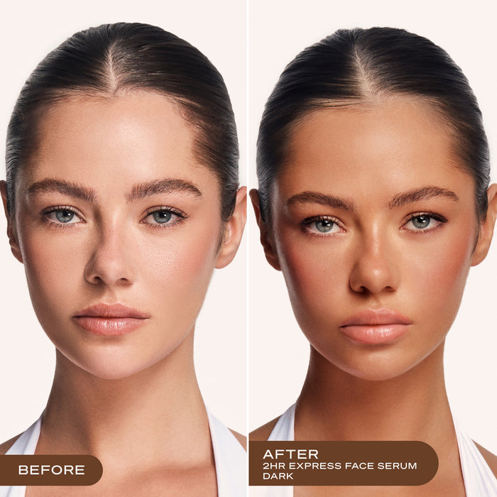 2 HR Express Face Self-Tanning Serum Dark