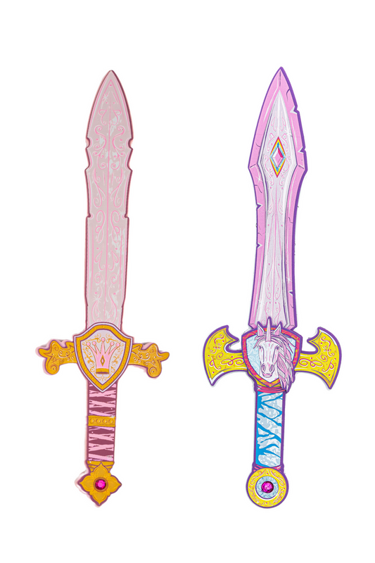 2 Piece Princess & Unicorn Power Sword Bundle
