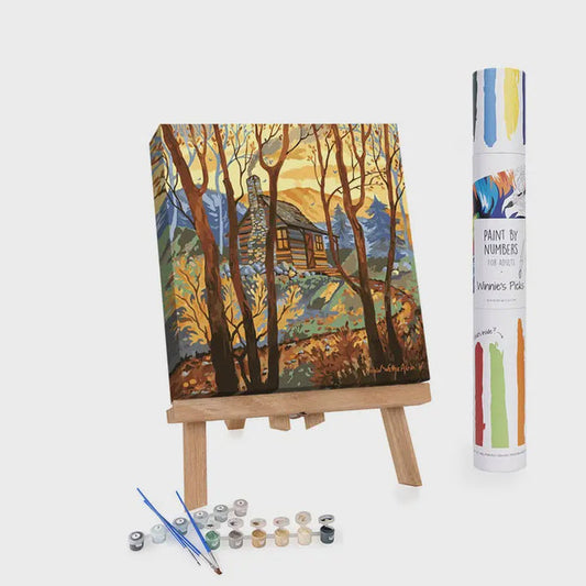 2026 Winter: Trail To the Cabin Paint-By-Numbers Kit