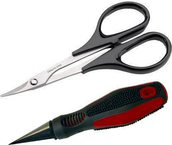 Body Reamer & Scissor (Curved) Set