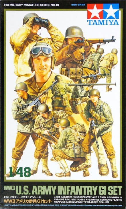 32513 1/48 WWII US Army Infantry GI Set