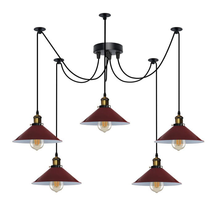 With Bulb / Burgandy